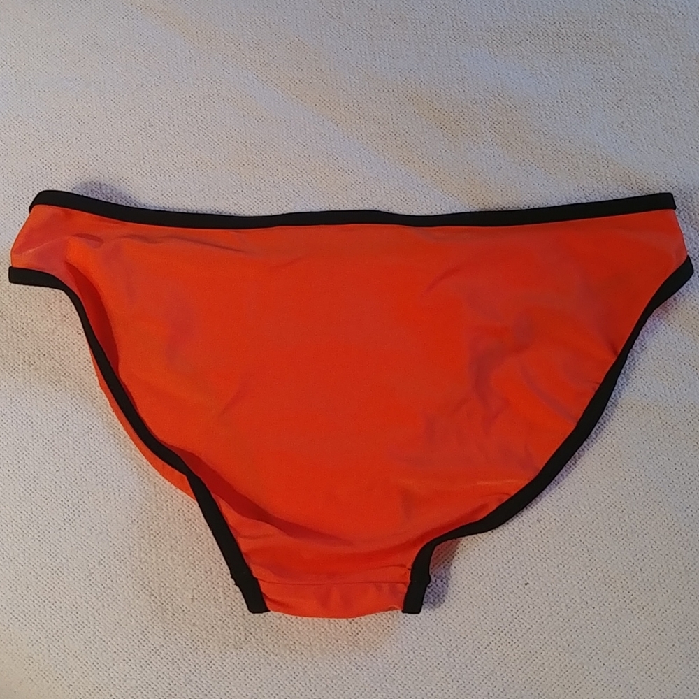 NWOT Pink & Orange Color Block Bikini - Picture 3 of 7